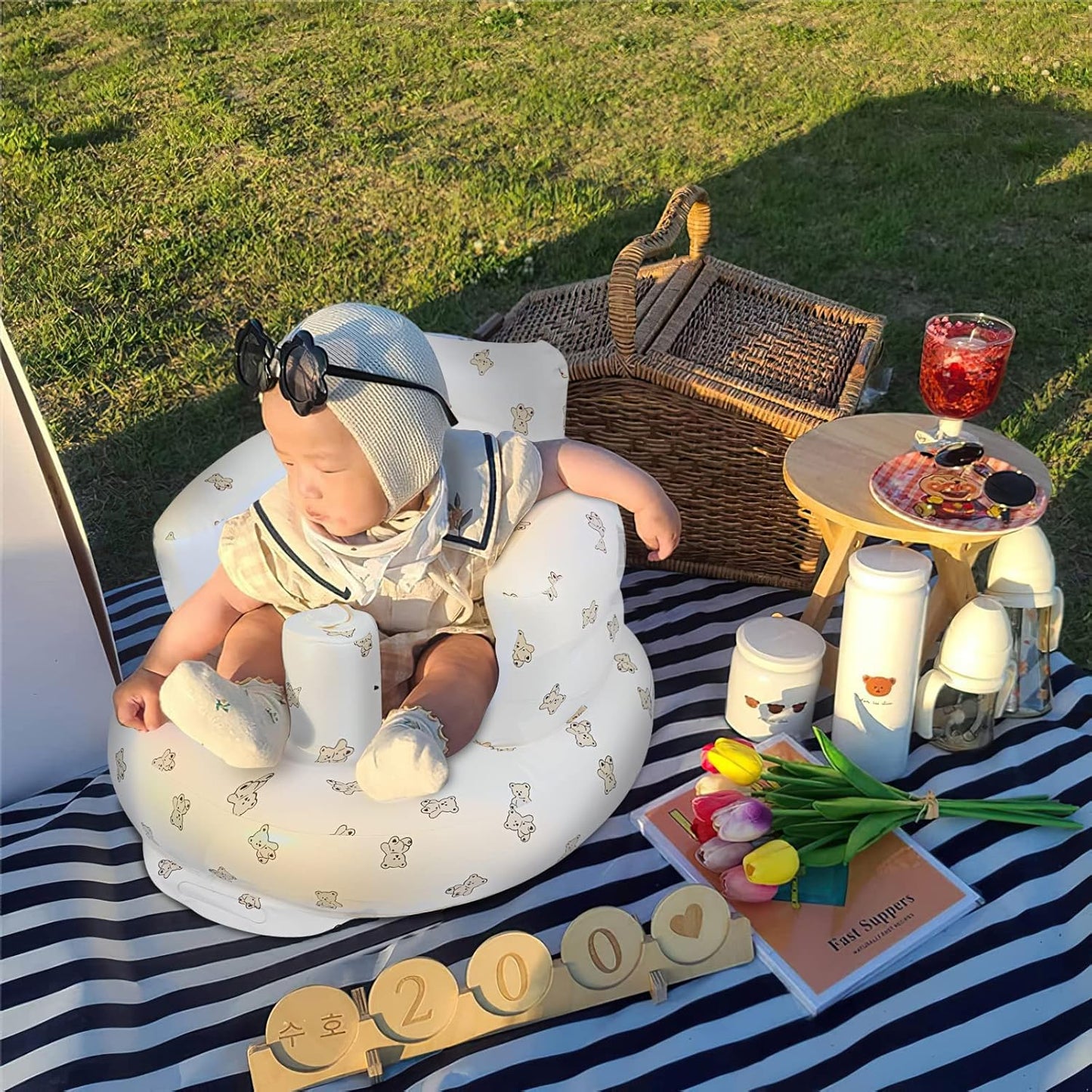 Opblaasbare Babystoel