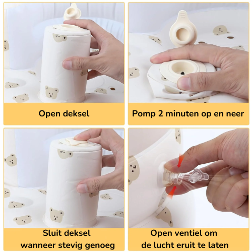 Opblaasbare Babystoel