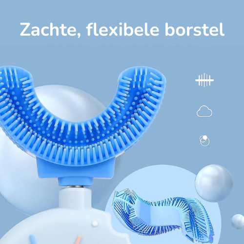 U-Vormige Elektrische Tandenborstel met 4 Borstels