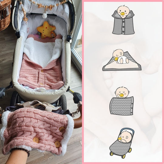 CozyNest  Babyslaapzak met fleecevoering