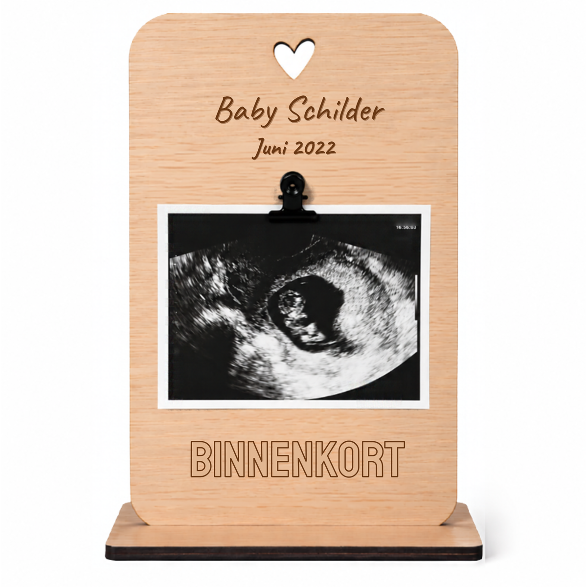 Houten Fotostandaard Voor De Eerste Echo