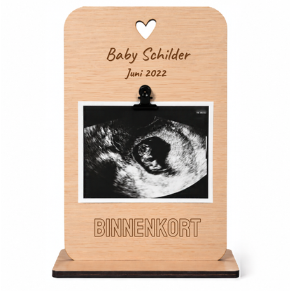 Houten Fotostandaard Voor De Eerste Echo