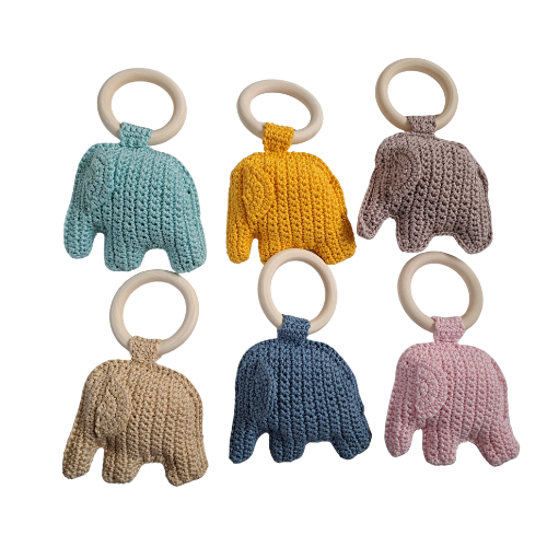 Gehaakt Olifantje Bijtring