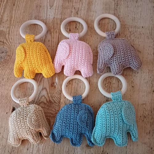 Gehaakt Olifantje Bijtring