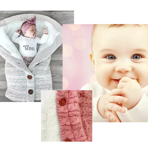 CozyNest  Babyslaapzak met fleecevoering
