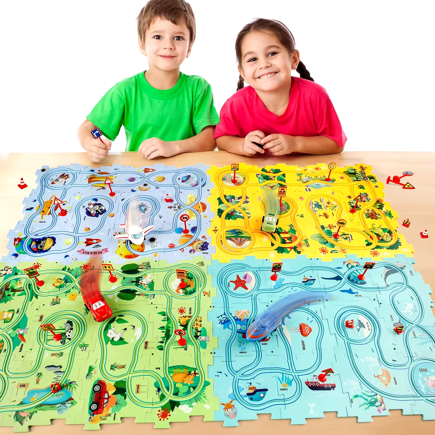Racebaan Puzzel
